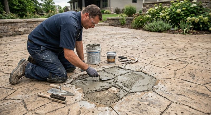 Decorative Concrete Repair in Fort Worth, TX