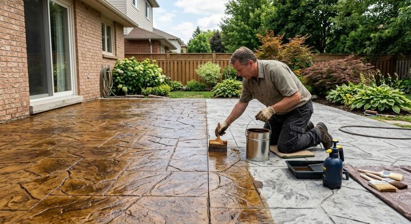 Driveway Staining in Dallas, TX