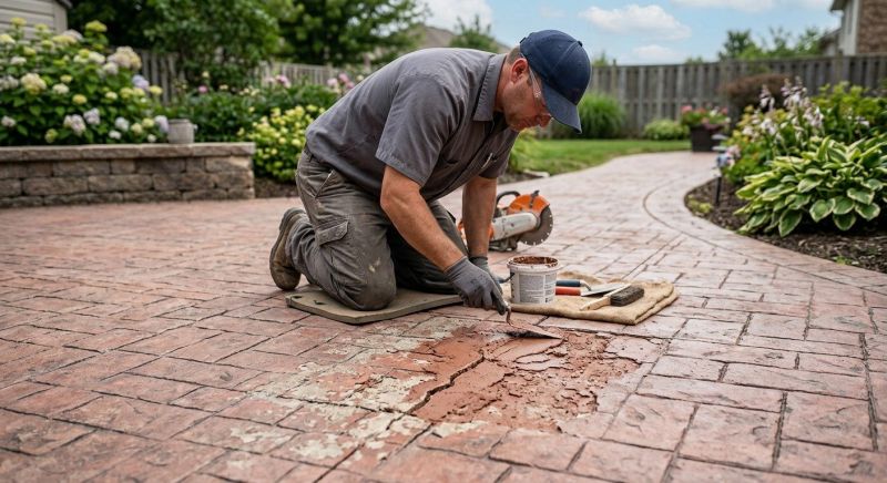 Decorative Concrete Repair in Bonita Springs, FL